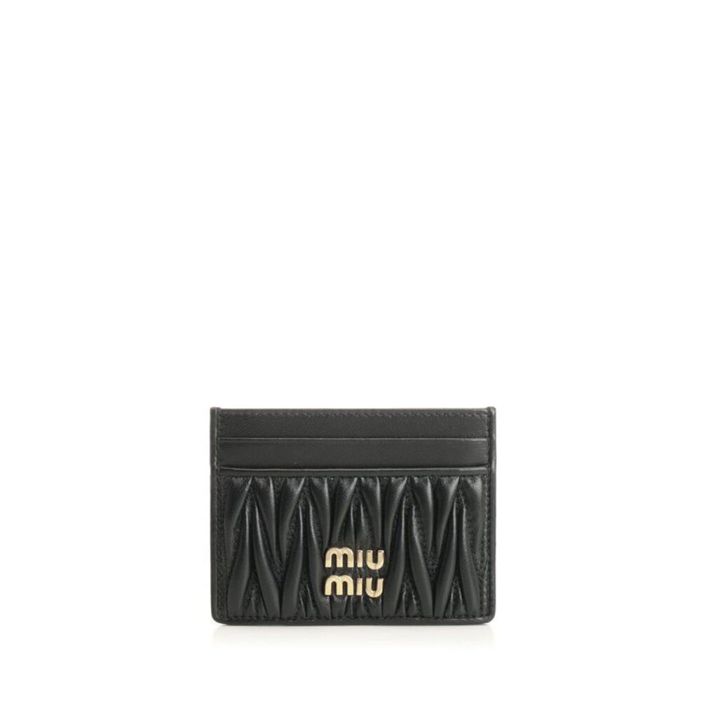 Miu Miu Women Quilted Card Holder
